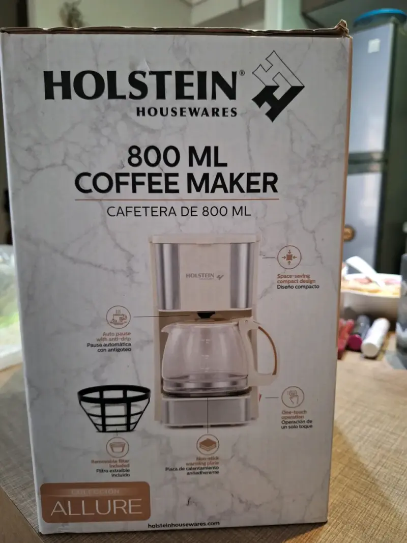 Cafetera Holstein 800 ml nueva - 3