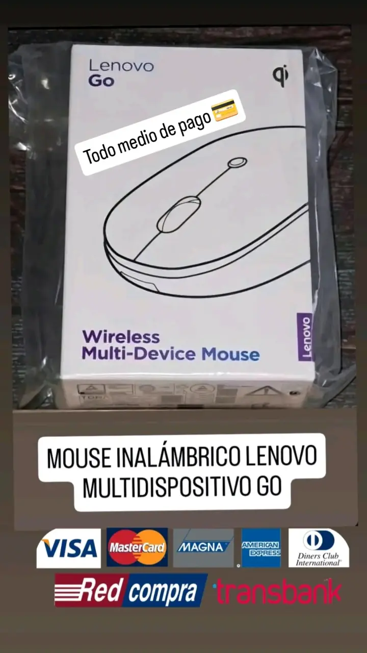 Mouse inalámbrico Lenovo Go - 1