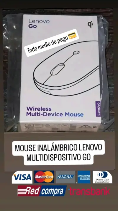 Mouse inalámbrico Lenovo Go - miniatura 1