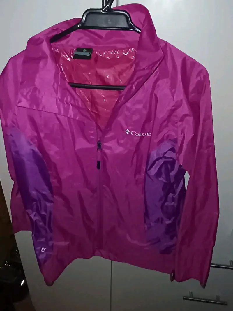 Chaqueta impermeable fucsia Columbia - 3