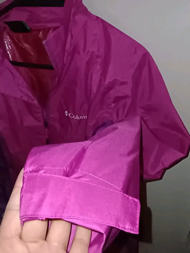 Chaqueta impermeable fucsia Columbia - 4