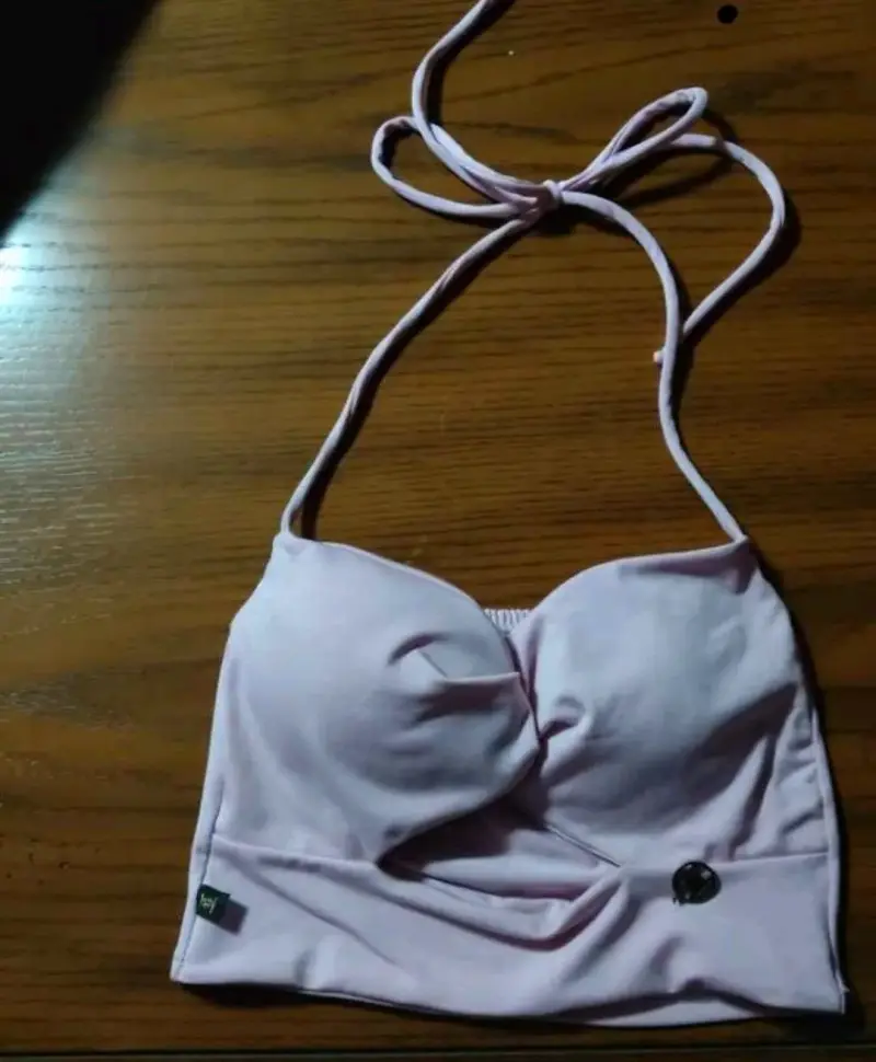 Top halter rosa - 1