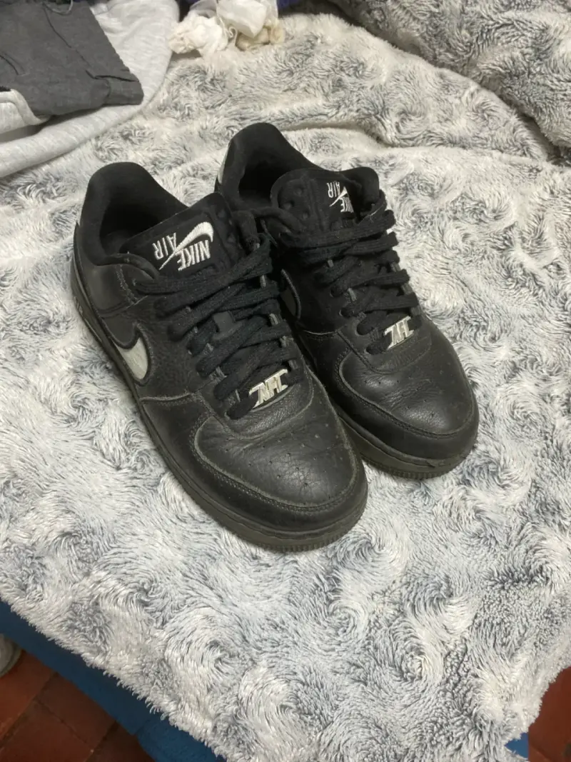Zapatillas negras nike airforce1 - 1