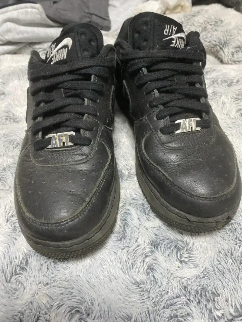 Zapatillas negras nike airforce1 - 4