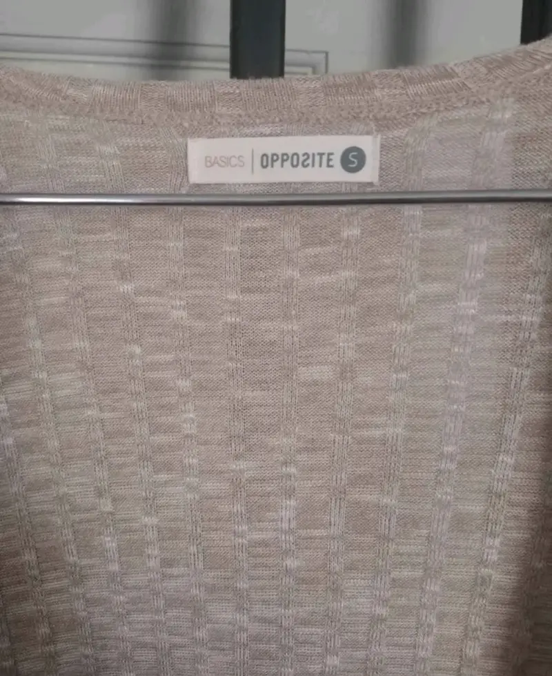 Tapado largo beige opposite s - 4