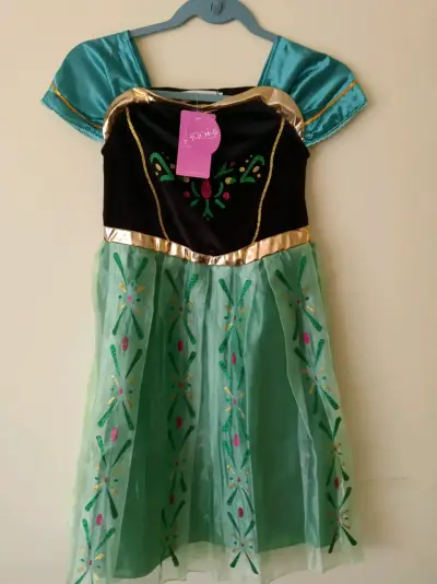 Disfraz de Princesa Anna Talla 8-10 Nuevo - miniatura 5