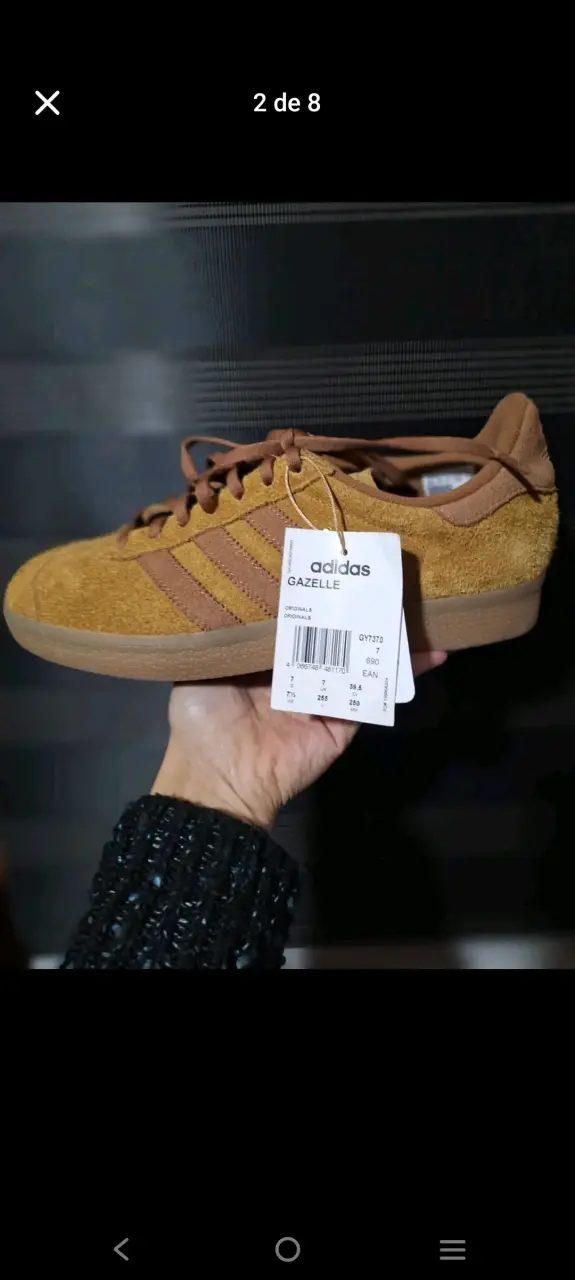 Zapatillas Adidas Gazelle marrón - 1