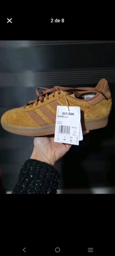 Zapatillas Adidas Gazelle marrón - miniatura 1