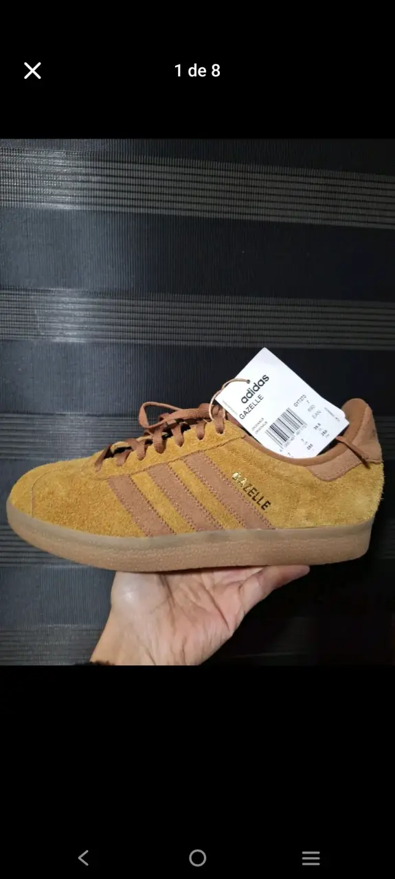 Zapatillas Adidas Gazelle marrón - 2