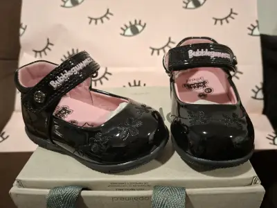 Zapatos para niña Bubblegummers negros - miniatura 1