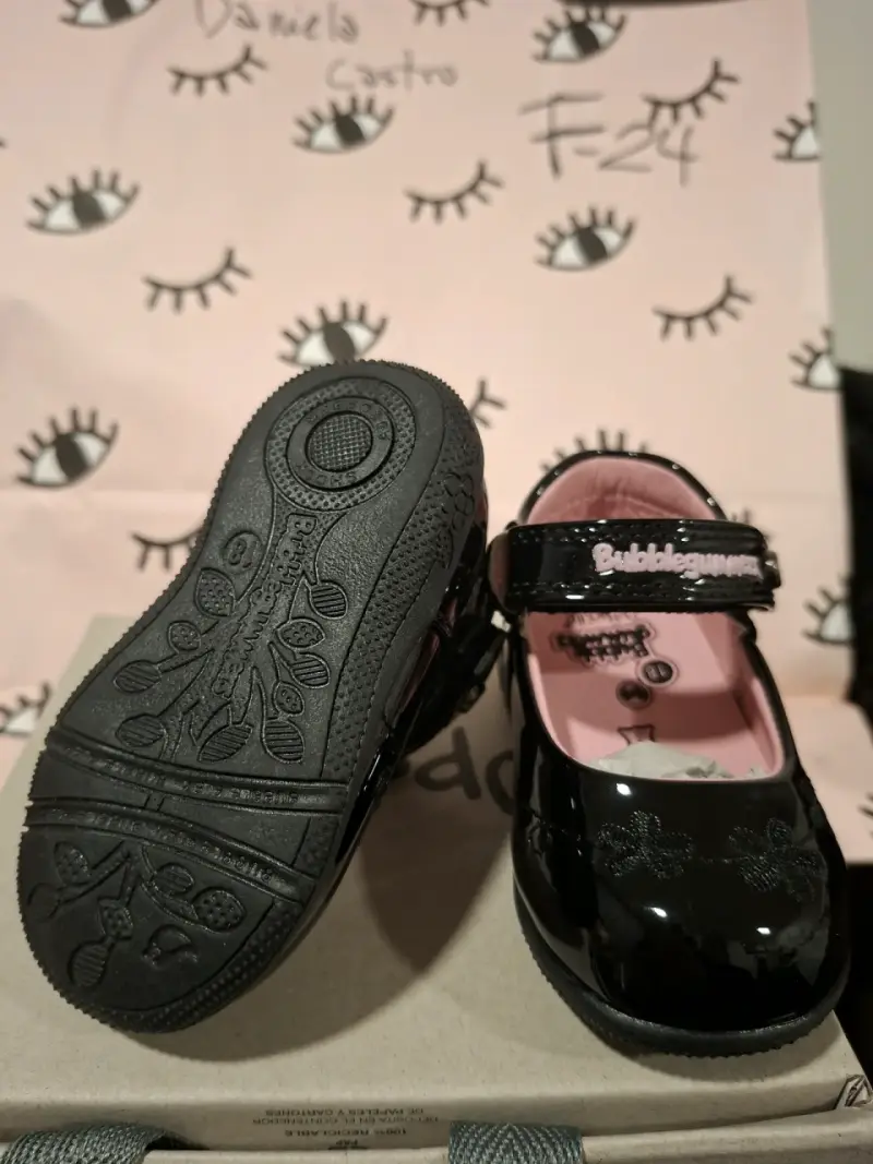 Zapatos para niña Bubblegummers negros - 2