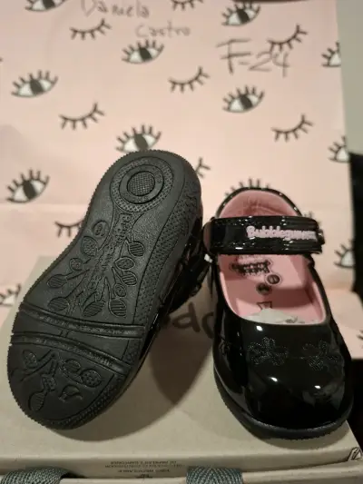 Zapatos para niña Bubblegummers negros - miniatura 2