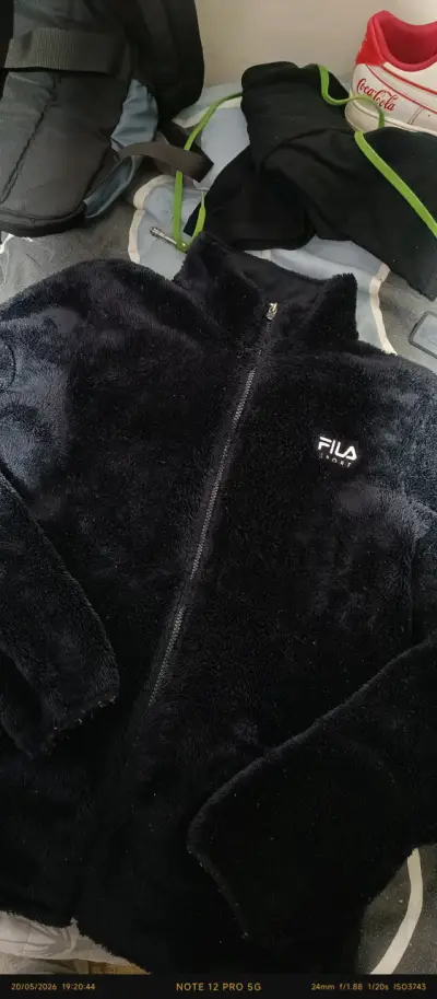 Chaqueta polar negra Fila Sport - miniatura 1