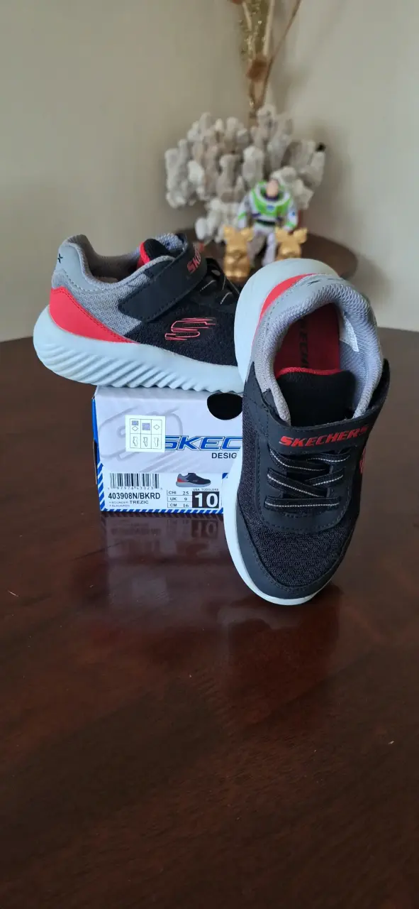 Zapatillas negras Skechers niños - 1