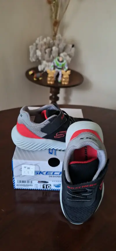 Zapatillas negras Skechers niños - miniatura 4