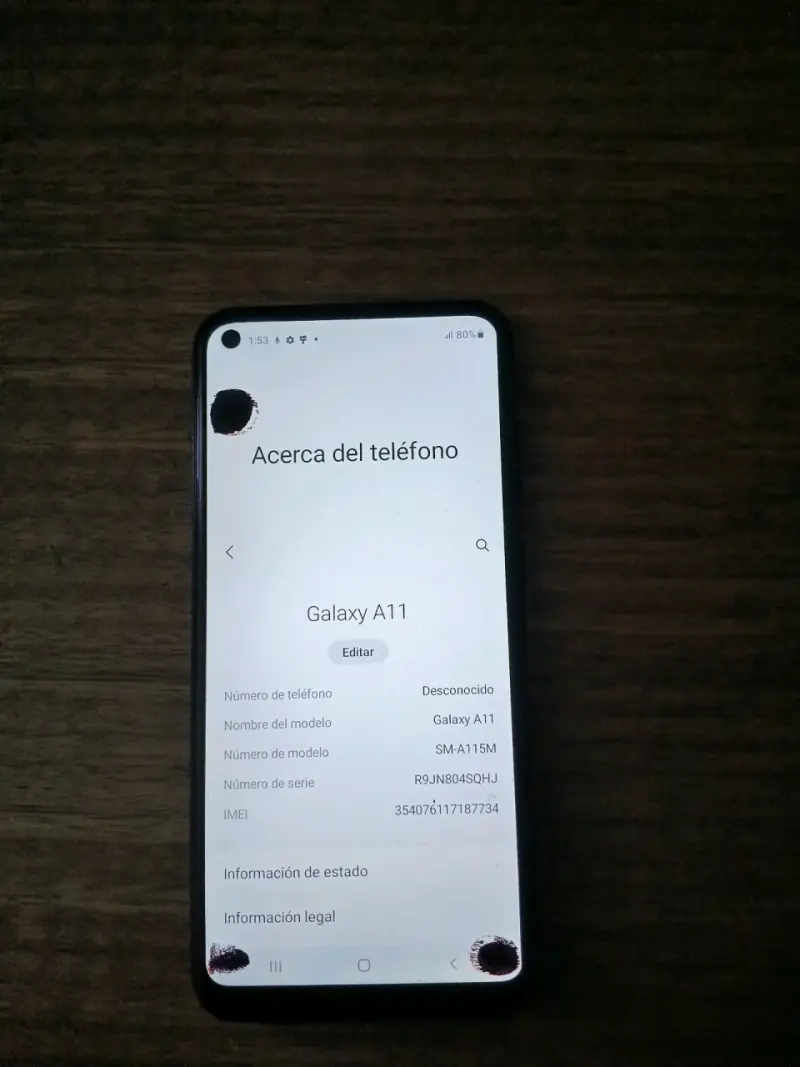 Samsung Galaxy A11 usado - 1