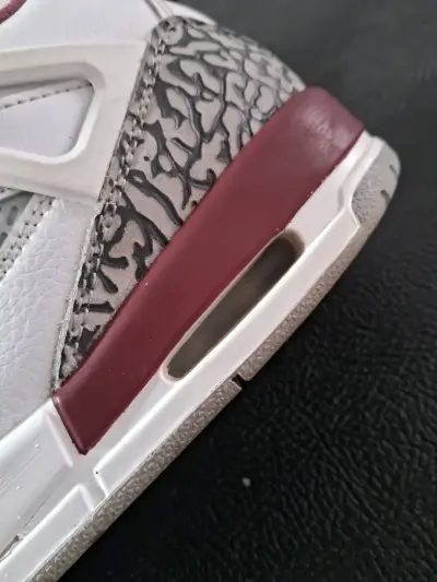 Zapatillas deportivas blancas y burdeo - miniatura 4
