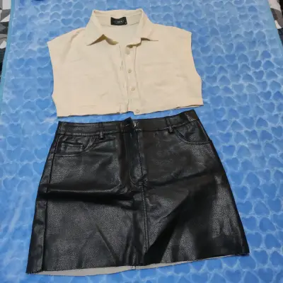 Conjunto chaqueta y falda negra - miniatura 4