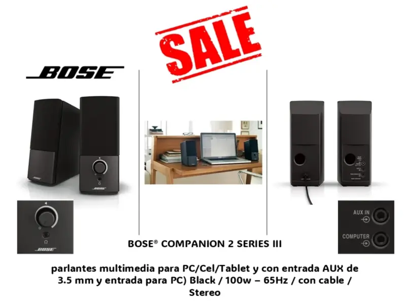 Parlantes Bose Companion 2 Series III