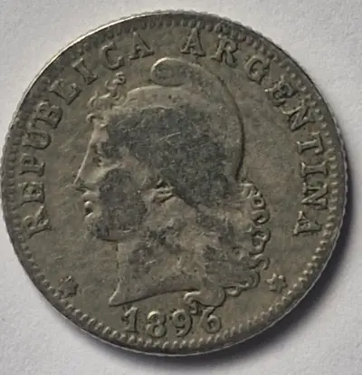 Moneda 20 centavos argentina 1896 - miniatura 1