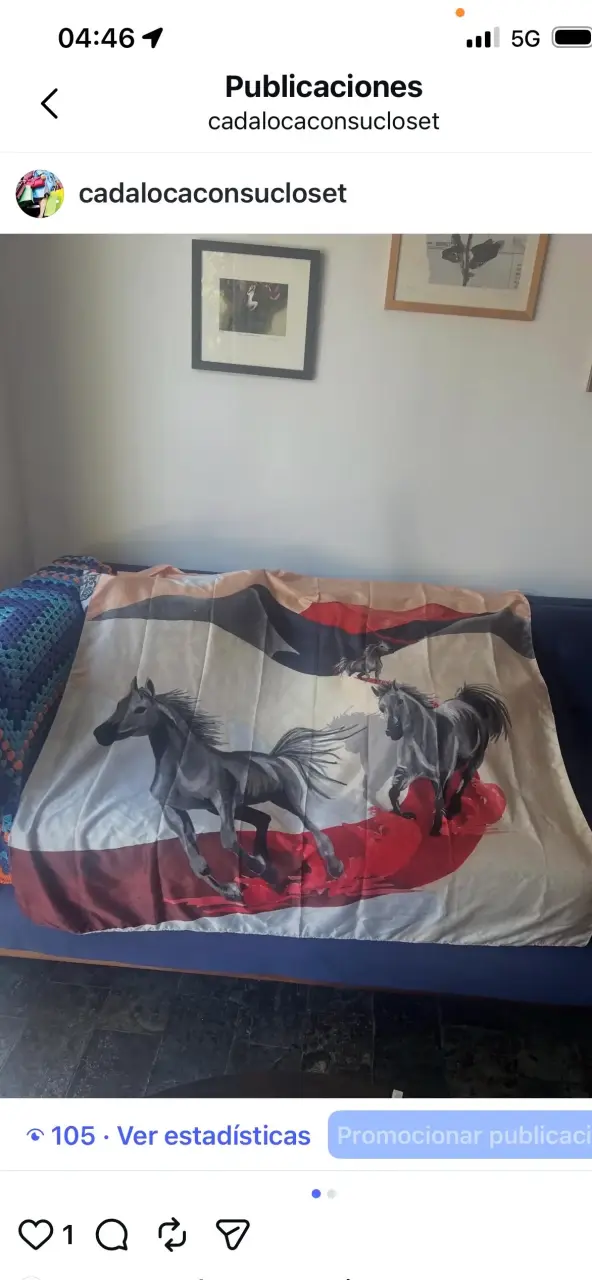 Pañuelo con caballos