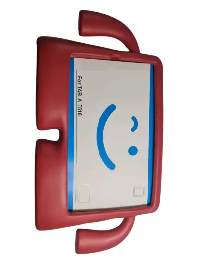 Protector de tablet infantil rojo de Silicona - miniatura 3