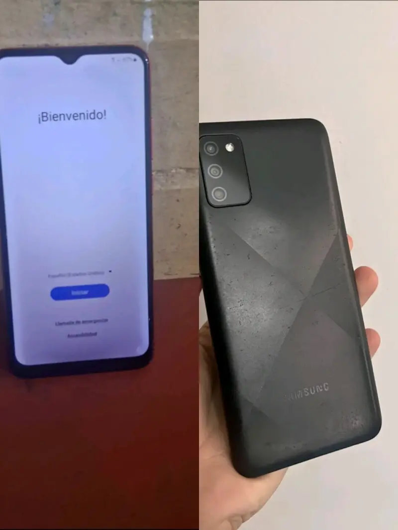 Teléfono Samsung Galaxy negro