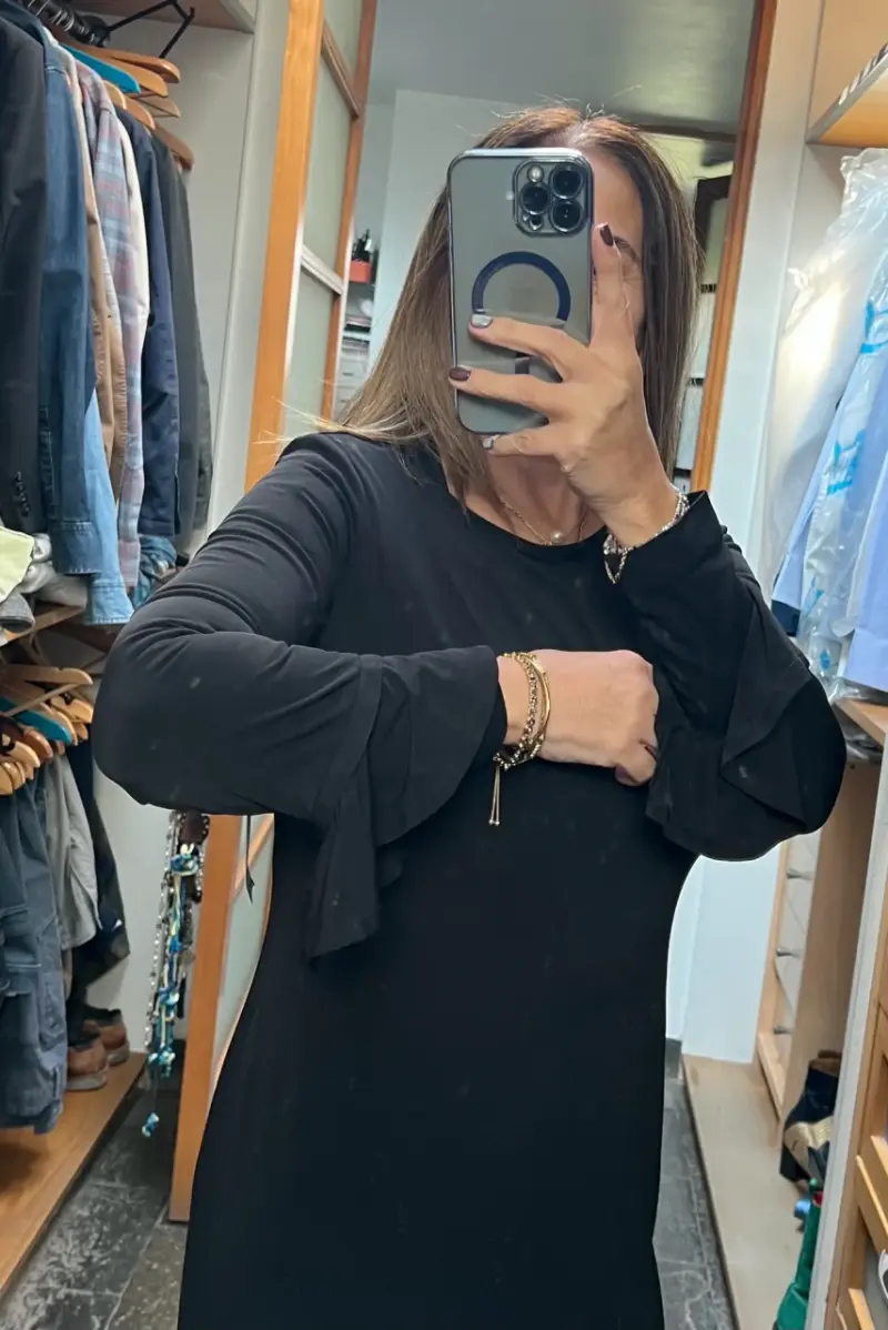 Vestido negro elegante - 6