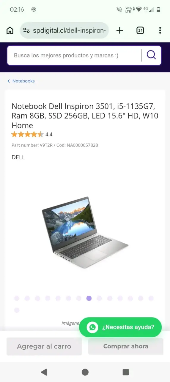 Laptop gris 15 pulgadas - 5