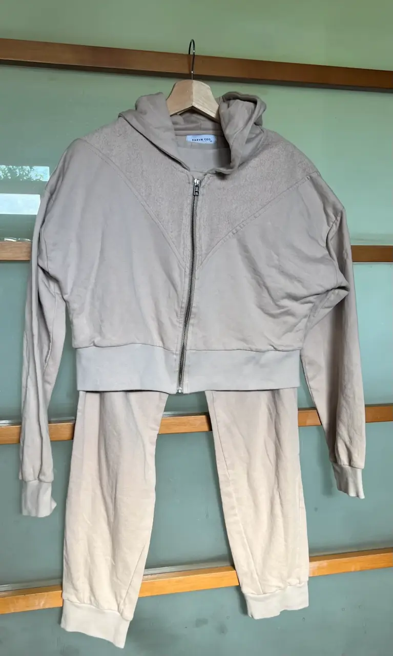 Buzo beige casual mujer - 5
