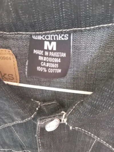 Chaqueta de mezclilla negra - miniatura 2