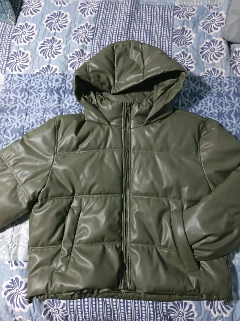 Parka verde con capucha - 2