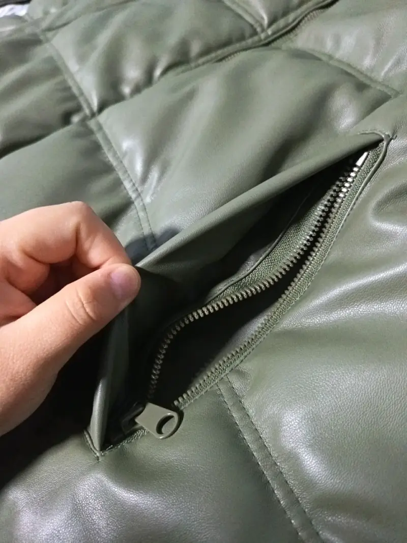 Parka verde con capucha - 4