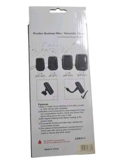 Soporte impermeable para bicicletas y motos - miniatura 1