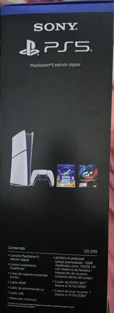 Consola PS5 edición digital 825GB - miniatura 3
