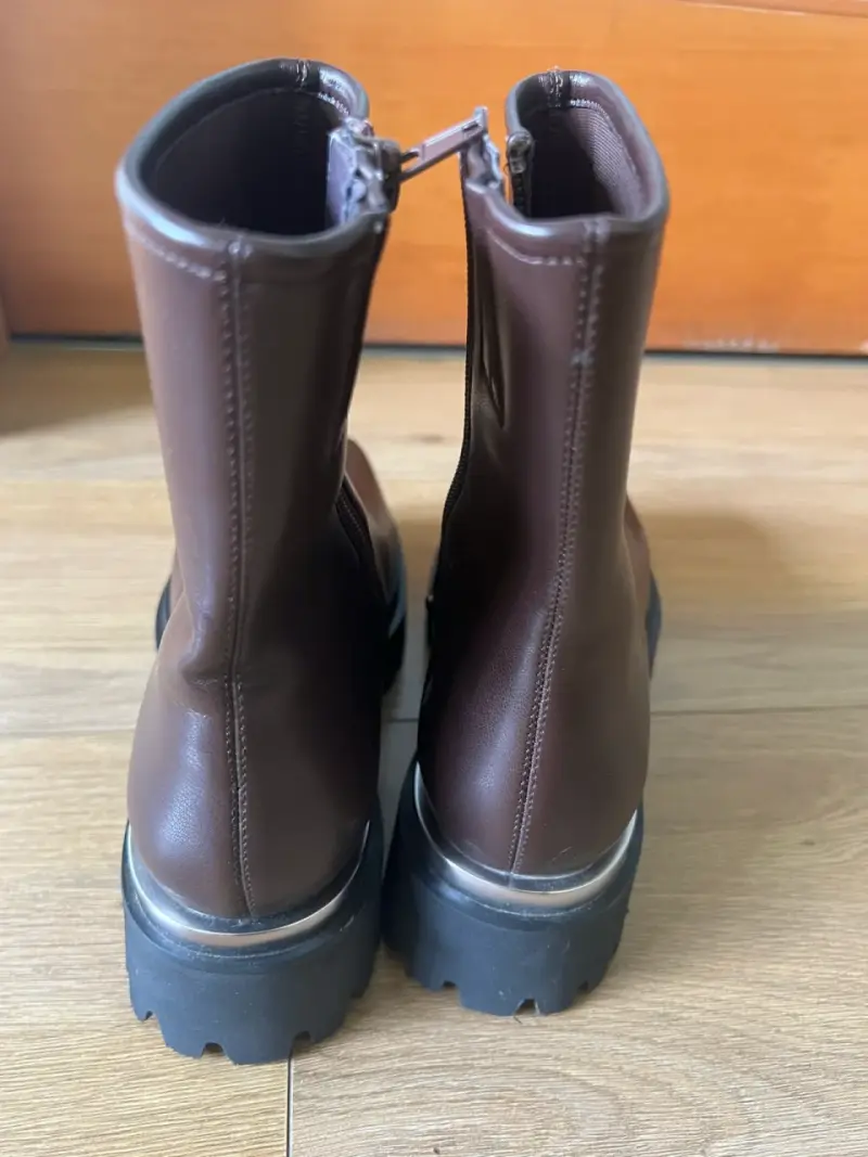 Botines de cuero marrón Jeffrey Campbell - 2
