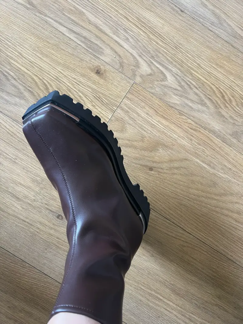 Botines de cuero marrón Jeffrey Campbell - 4