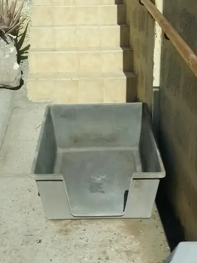 Casa para perro mediana color gris - miniatura 2