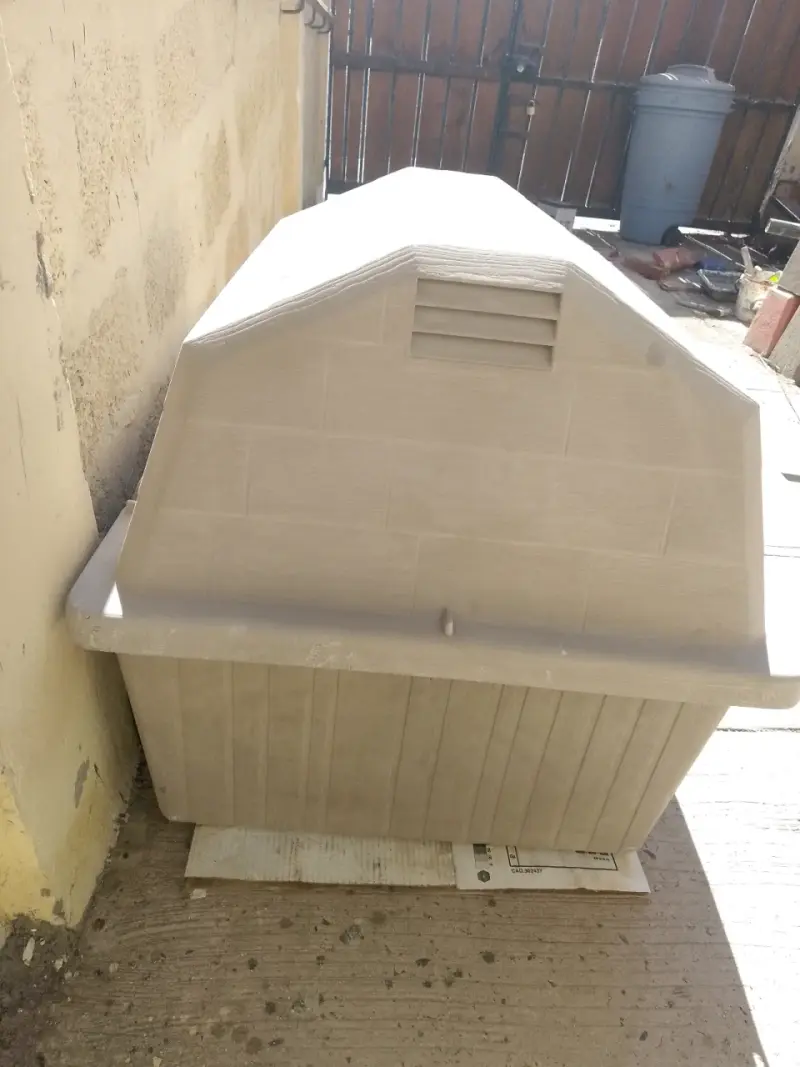 Casa para perro mediana color gris - 3