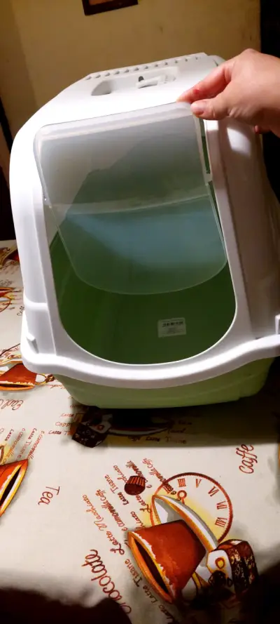 Kit Sanitario Gato NUEVO - Arenero Cerrado Grande - miniatura 3