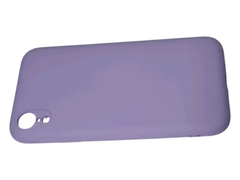 Funda de silicona morada iPhone xr - 1