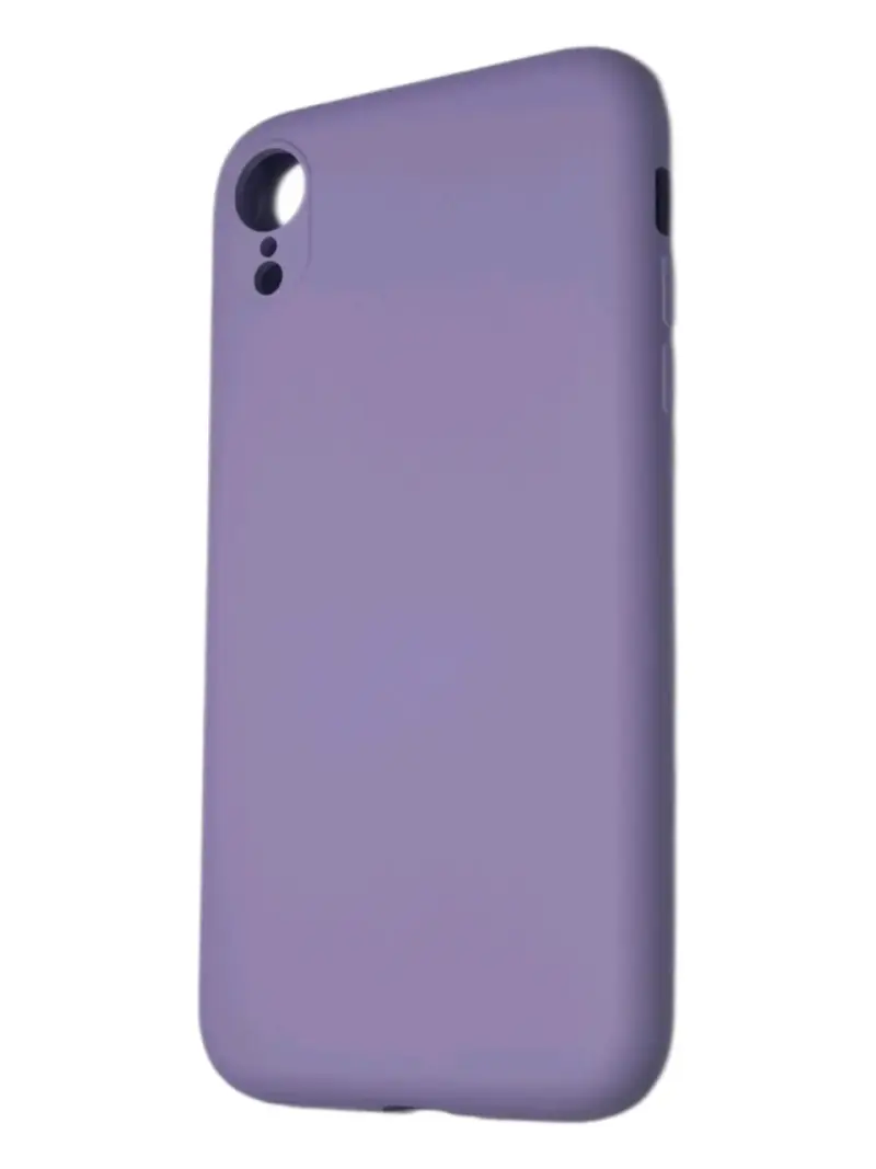 Funda de silicona morada iPhone xr - 2