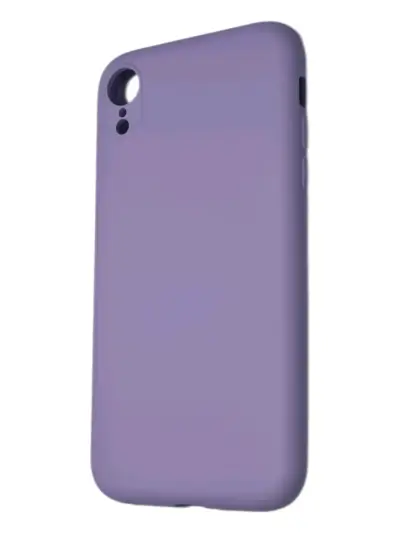 Funda de silicona morada iPhone xr - miniatura 2