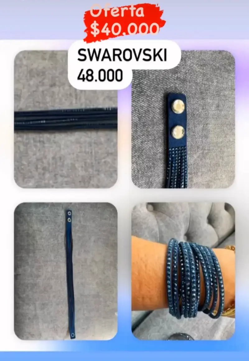 Pulsera Swarovski azul