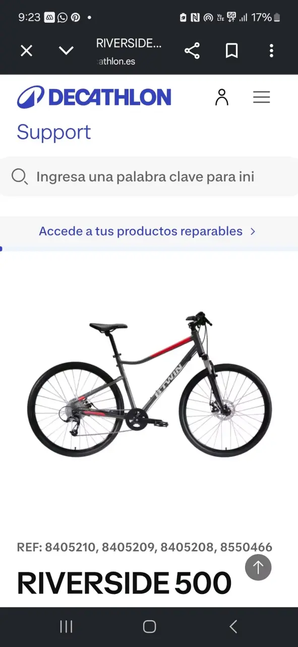 btwin riverside 500 decathlon bicicleta - 6