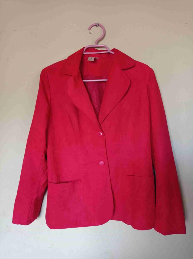 Blazer rojo de mujer - 1