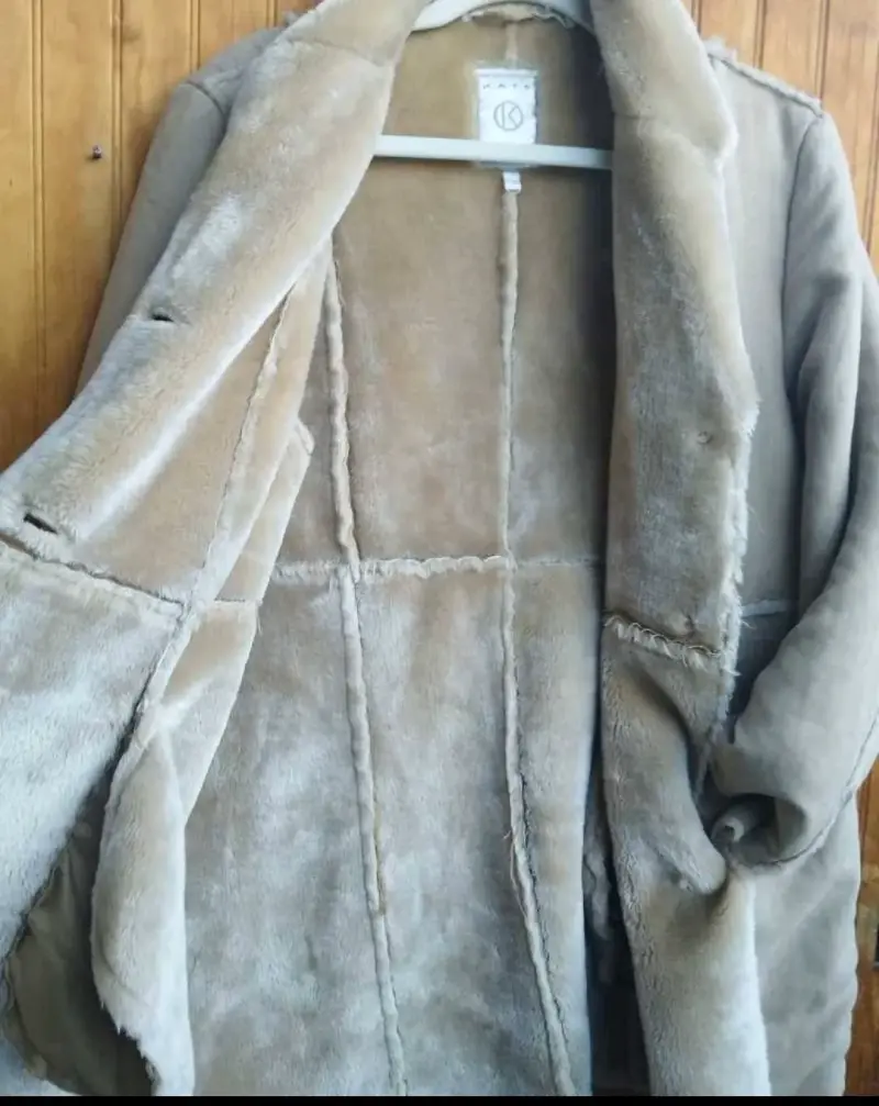 Abrigo de invierno beige - 2