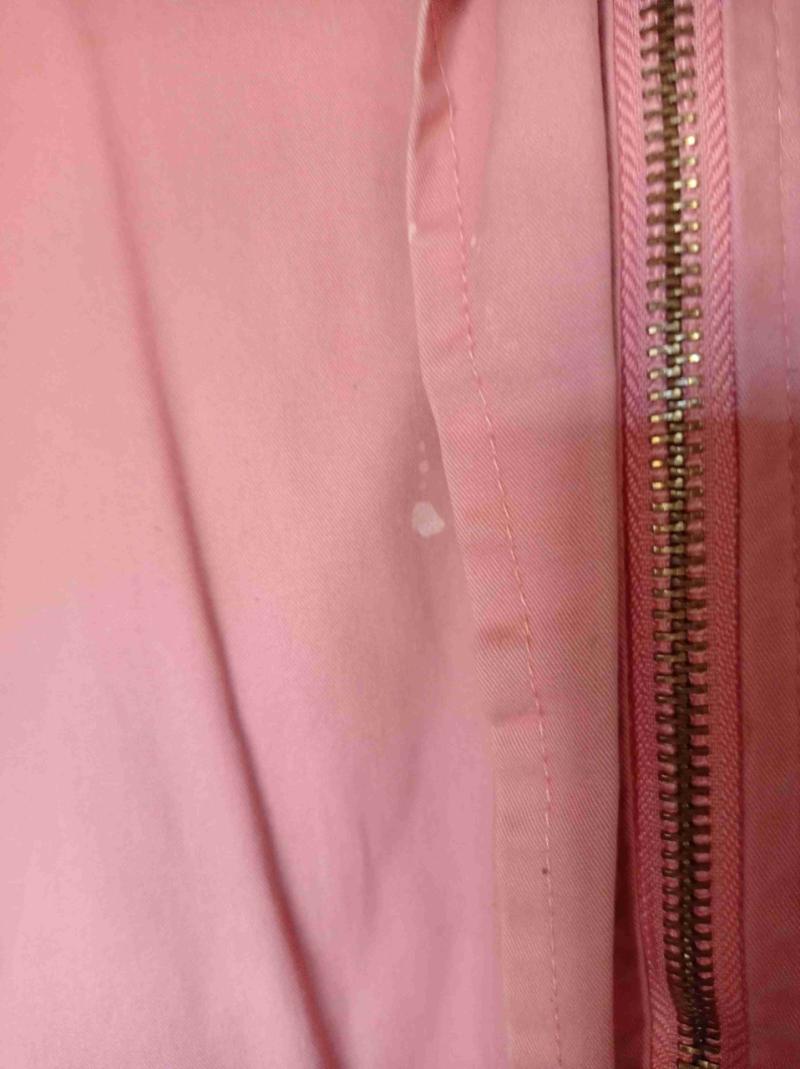 Parka rosada con capucha de peluche - 2