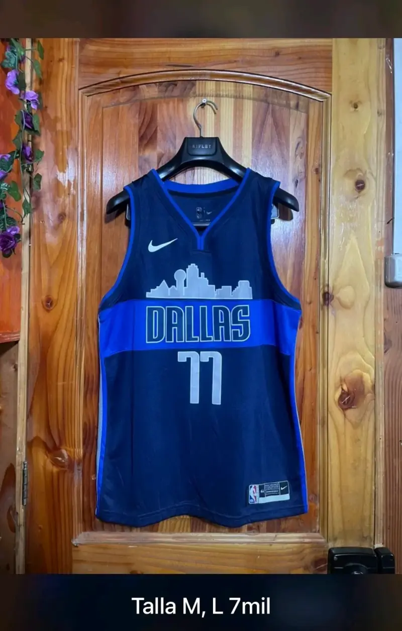 Camiseta NBA Dallas azul Luka Doncic