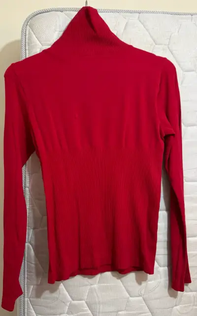 Polera roja de cuello alto - miniatura 2
